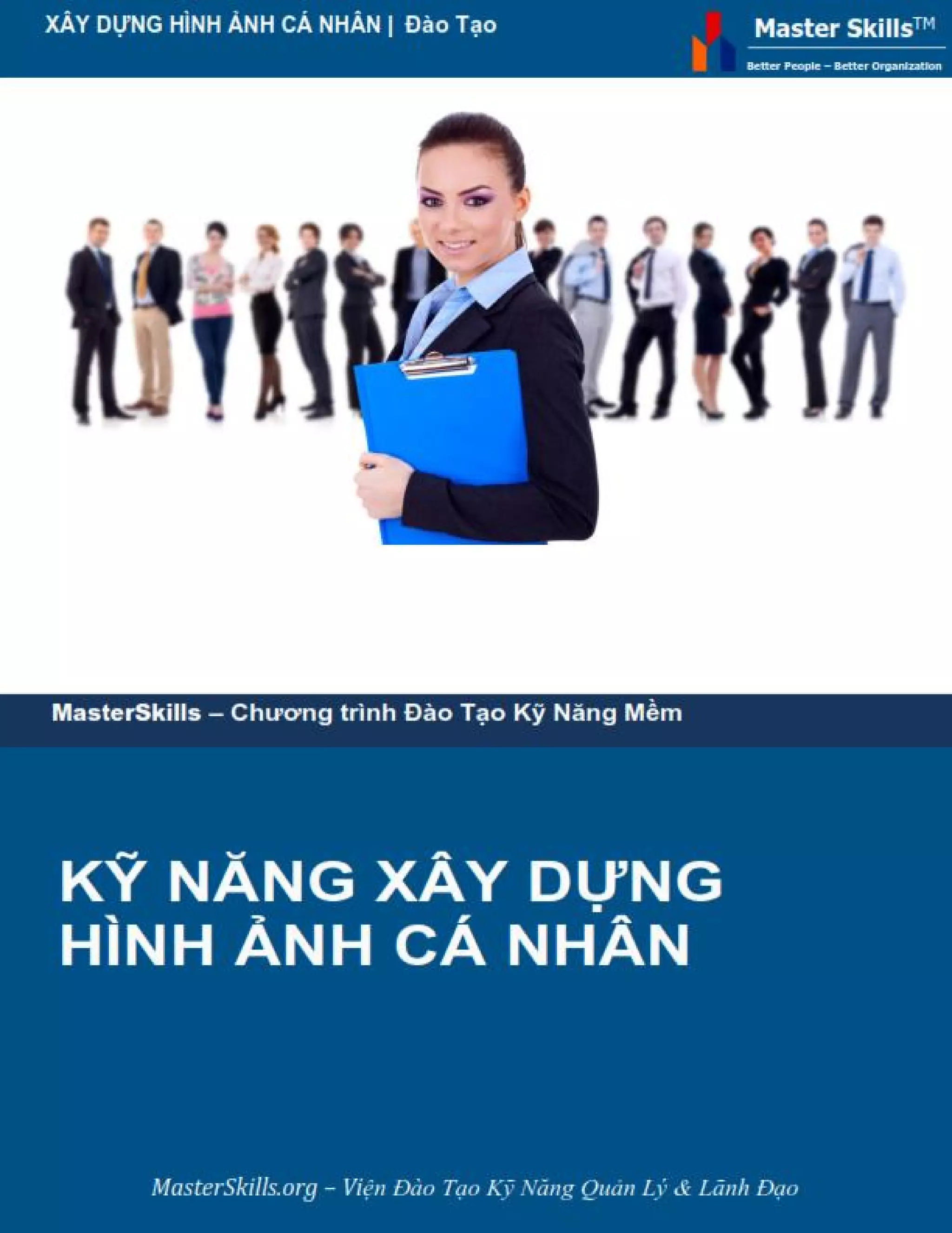 KỸ NĂNG XÂY DỰNG HÌNH ẢNH CÁ NHÂN