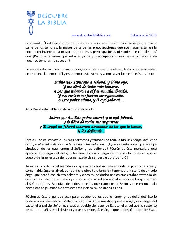 34 Salmo 33 Sabiduria Maxima