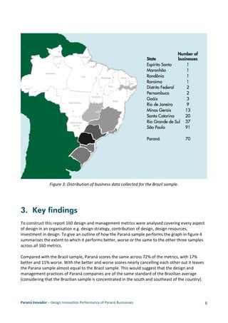 Paraná Inovador – Design Innovation Performance of Paraná Businesses 6
Figure 3: Distribution of business data collected f...