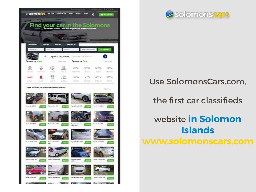 Buy & sell new and second hand used cars in Solomon Islands
