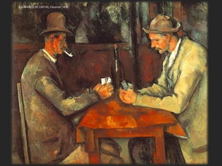 JUGADORES DE CARTAS, Cezanne, 1895.
 