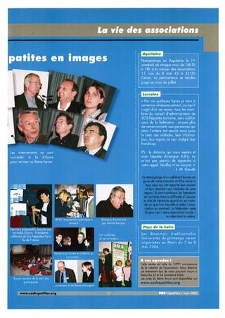 Bulletin d'informations N°34 Mars 2006