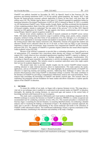 ChatGPT: a bibliometric analysis and visualization of emerging ...
