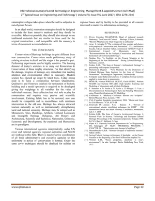 Challenges in Conservation of Heritage Structures | PDF