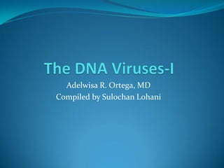Adelwisa R. Ortega, MD
Compiled by Sulochan Lohani
 