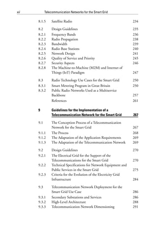 Telecommunication Networks For The Smart Grid Alberto Sendin | PDF