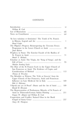 William R. Cook The Art Of The Franciscan Order In Italy William R Cook | PDF