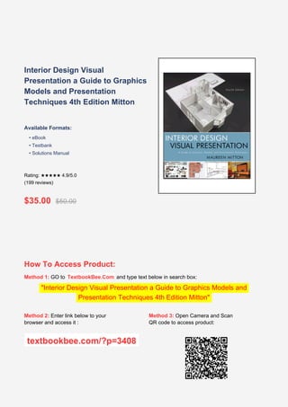 Comprehensive Guide to Interior Design Visual Presentation Techniques ...