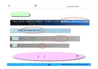 웹 접근성의 지침 및 평가 팀인터페이스 현준호