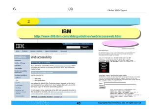 웹 접근성의 지침 및 평가 팀인터페이스 현준호
