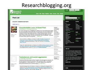 Researchblogging.org
 