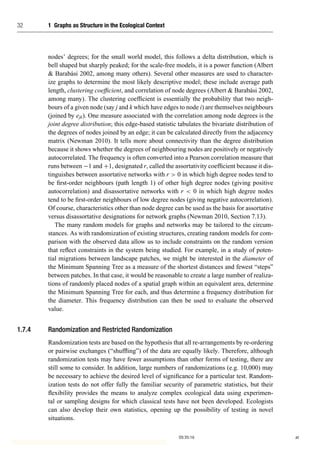 Parison Graph Applying Graph Theory In Ecological Research Mark Dale | PDF