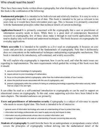 Educative Cryptography Everyday Cryptography Fundamental Principles And Applications 2nd ...