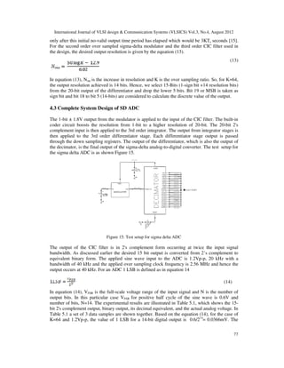 Design of Low Power Sigma Delta ADC | PDF
