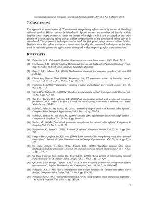 INTERPOLATING RATIONAL B ZIER SPLINE CURVES WITH LOCAL SHAPE CONTROL PDF INTERPOLATING RATIONAL B ZIER SPLINE CURVES WITH LOCAL SHAPE CONTROL PDF