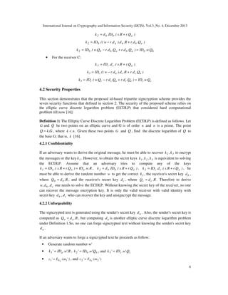 A PAIRING-FREE IDENTITY BASED TRIPARTITE SIGNCRYPTION SCHEME | PDF