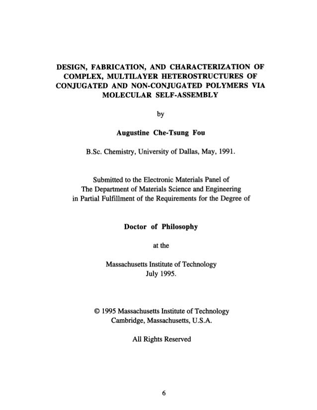 Thin film phd thesis