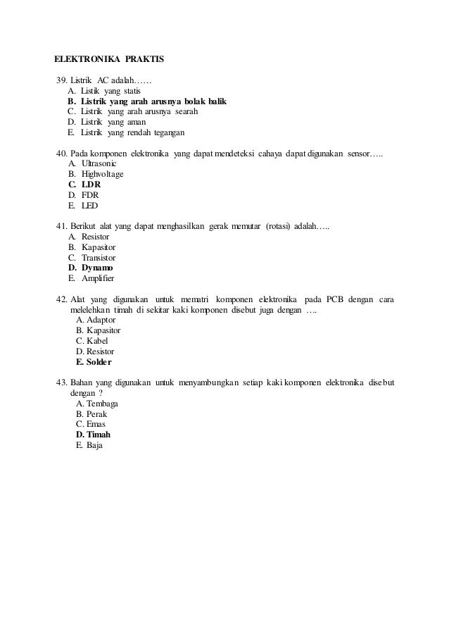 Soal Prakarya Kelas 9 Transmisi Energi Listrik