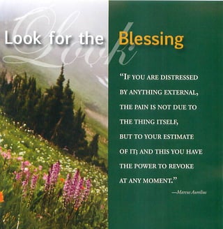 Look for the Blessing