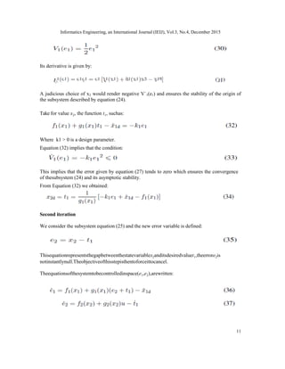FEEDBACK LINEARIZATION AND BACKSTEPPING CONTROLLERS FOR COUPLED TANKS | PDF