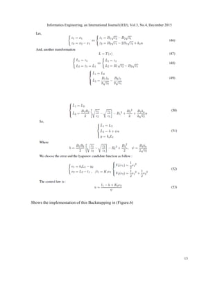 FEEDBACK LINEARIZATION AND BACKSTEPPING CONTROLLERS FOR COUPLED TANKS | PDF