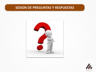 SESION DE PREGUNTAS Y RESPUESTAS
 
