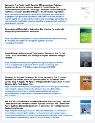 Estimating The Impacts Of Urban Growth On Future Flood Risk A ...