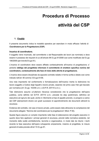342 asl procedura-di_processo_csp_agg_2013 | PDF