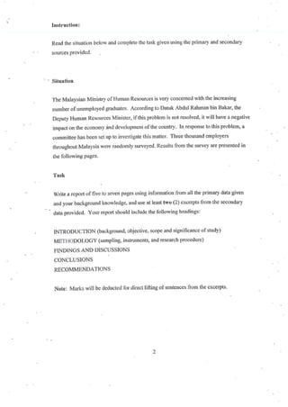 UHB2422 / ULAB2112 - Final exam paper with answer sample