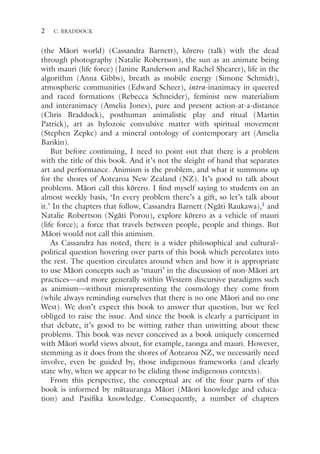Mauri Examples Animism In Art And Performance 1st Edition Christopher Braddock Eds | PDF