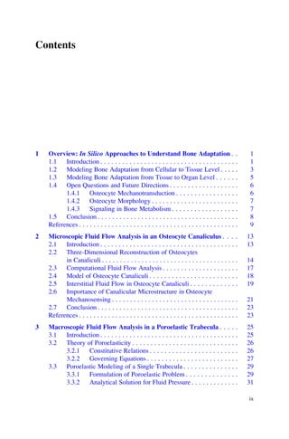 Bone Adaptation In Silico Approach 1st Edition Yoshitaka Kameo | PDF