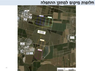 ‫חלופות‬‫מיקום‬‫למתקן‬‫ההתפלה‬
11
 