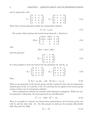 Physics Of The Lorentz Group Sibel Baskal Young S Kim Marilyn E Noz | PDF