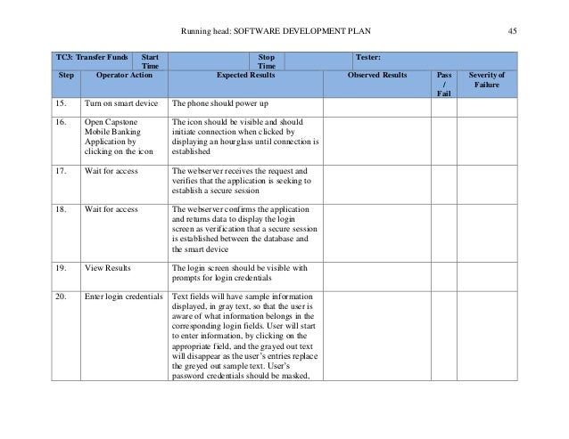 software development plan
