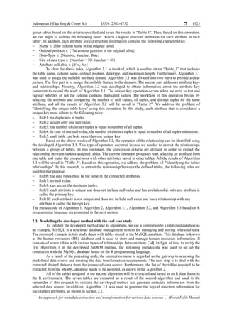 An approach for metadata extraction and transformation for various data ...