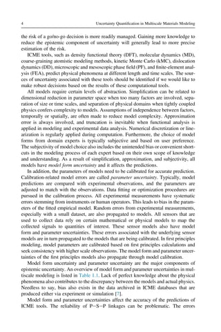 Uncertainty Quantification in Multiscale Materials Modeling Mcdowell | PDF