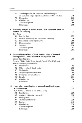 Uncertainty Quantification in Multiscale Materials Modeling Mcdowell | PDF