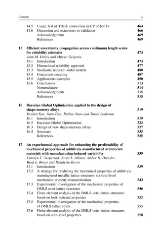 Uncertainty Quantification in Multiscale Materials Modeling Mcdowell | PDF