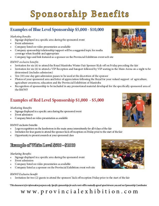 Food And Wine Festival Sponsorship Package Food And Wine Festival Sponsorship Package