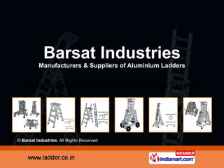 Barsat Industries Manufacturers & Suppliers of Aluminium Ladders “ Manufacturers & Exporters of Aluminum Ladders” 