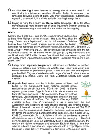 ±  KRXVHKROGV ZKR PRQLWRU ZDVWH JDV HOHFWULFLW ZDWHU
    WUDQVSRUWDQGVKRSSLQJKDELWVDQGWKHQHQFRXUDJHHDFKRWKHUWRLPSURYH
™ 6XSSRUW 2SHUDWLRQ 1RDK ZZZRSHUDWLRQQRDKRUJ 