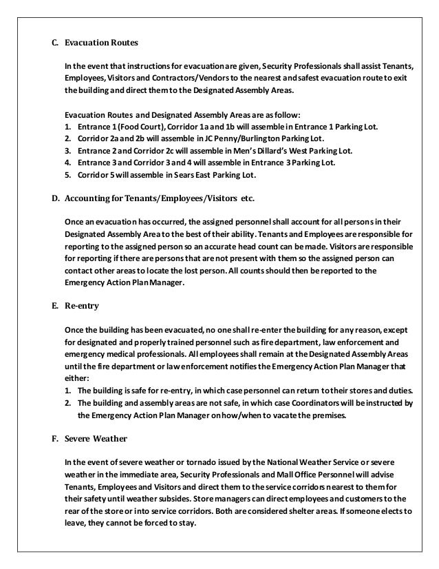 Severe Weather Emergency Action Plan Template Severe Weather Emergency Action Plan Template
