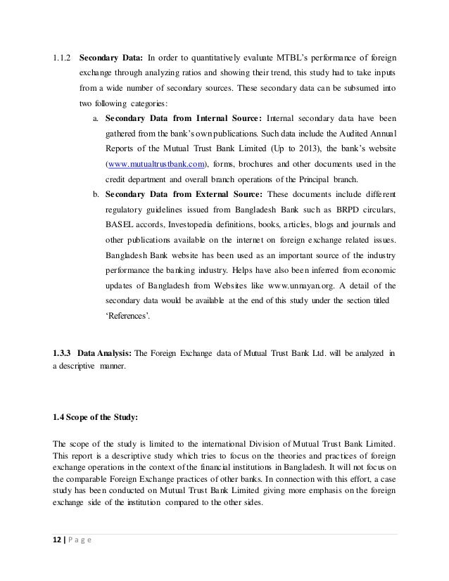 Foreign exchange operations