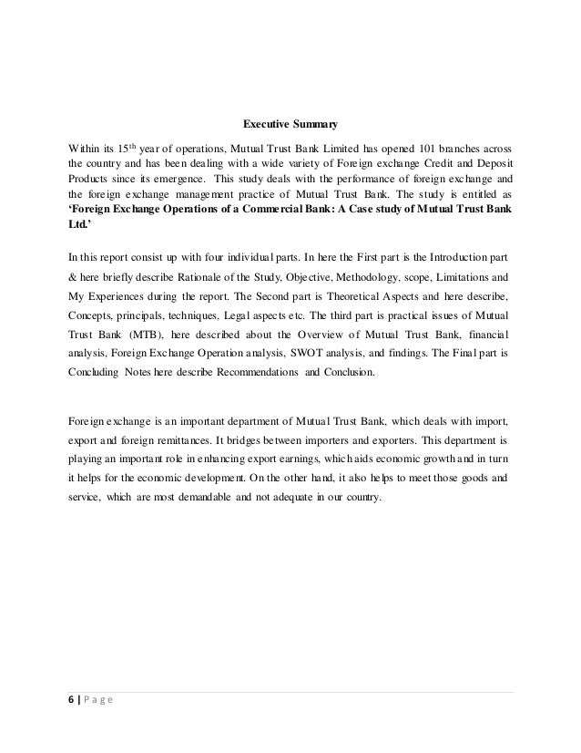 Foreign exchange operations
