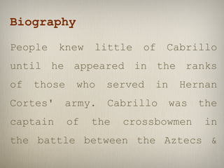 Juan Rodriguez Cabrillo | PPT