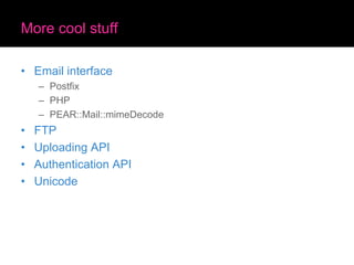 Flickr and PHP - Cal Henderson