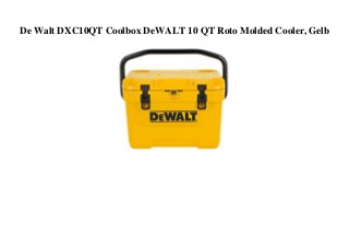 De Walt DXC10QT Coolbox DeWALT 10 QT Roto Molded Cooler, Gelb
 