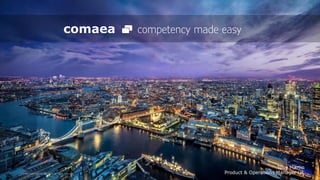 Comaea
competency made easy
Comaea International AB, 2016. All rights reserved.Comaea International AB, 2016. All rights reserved.
Tony Martin
Product & Operations Manager UK
comaea competency made easy
 