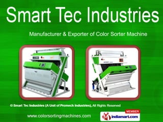 Manufacturer & Exporter of Color Sorter Machine
 