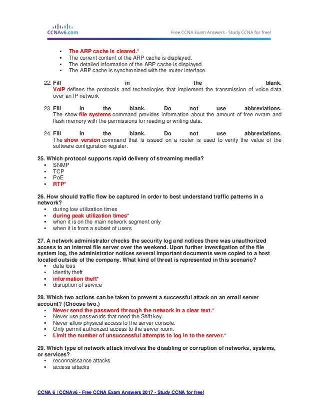 Ccna 1 Chapter 11 Quiz